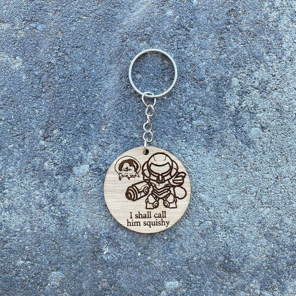 Metroid Keychain Etsy