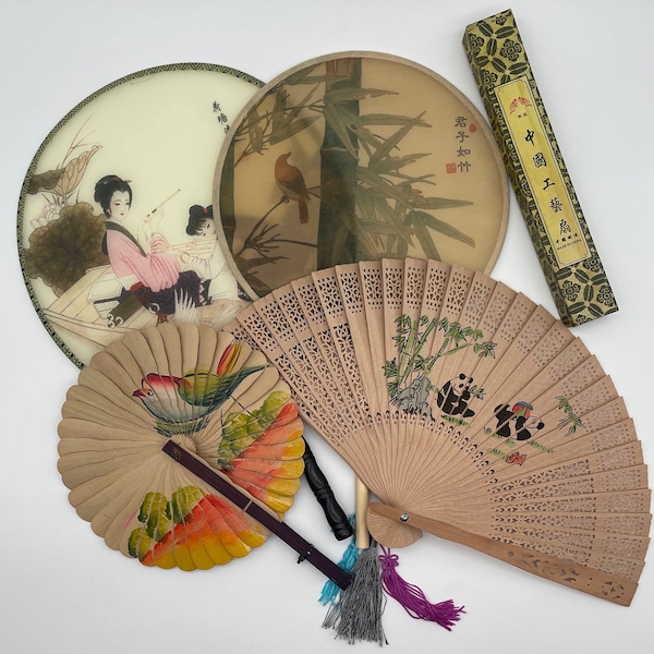 Vintage Selection of Chinese fans