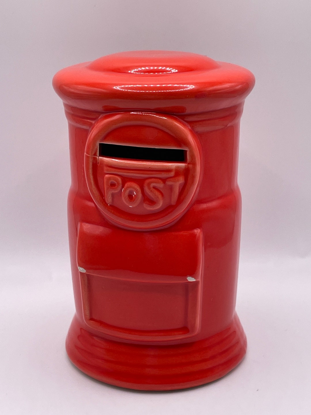 Vintage Money Box. Traditional Red Post Box. Etsy