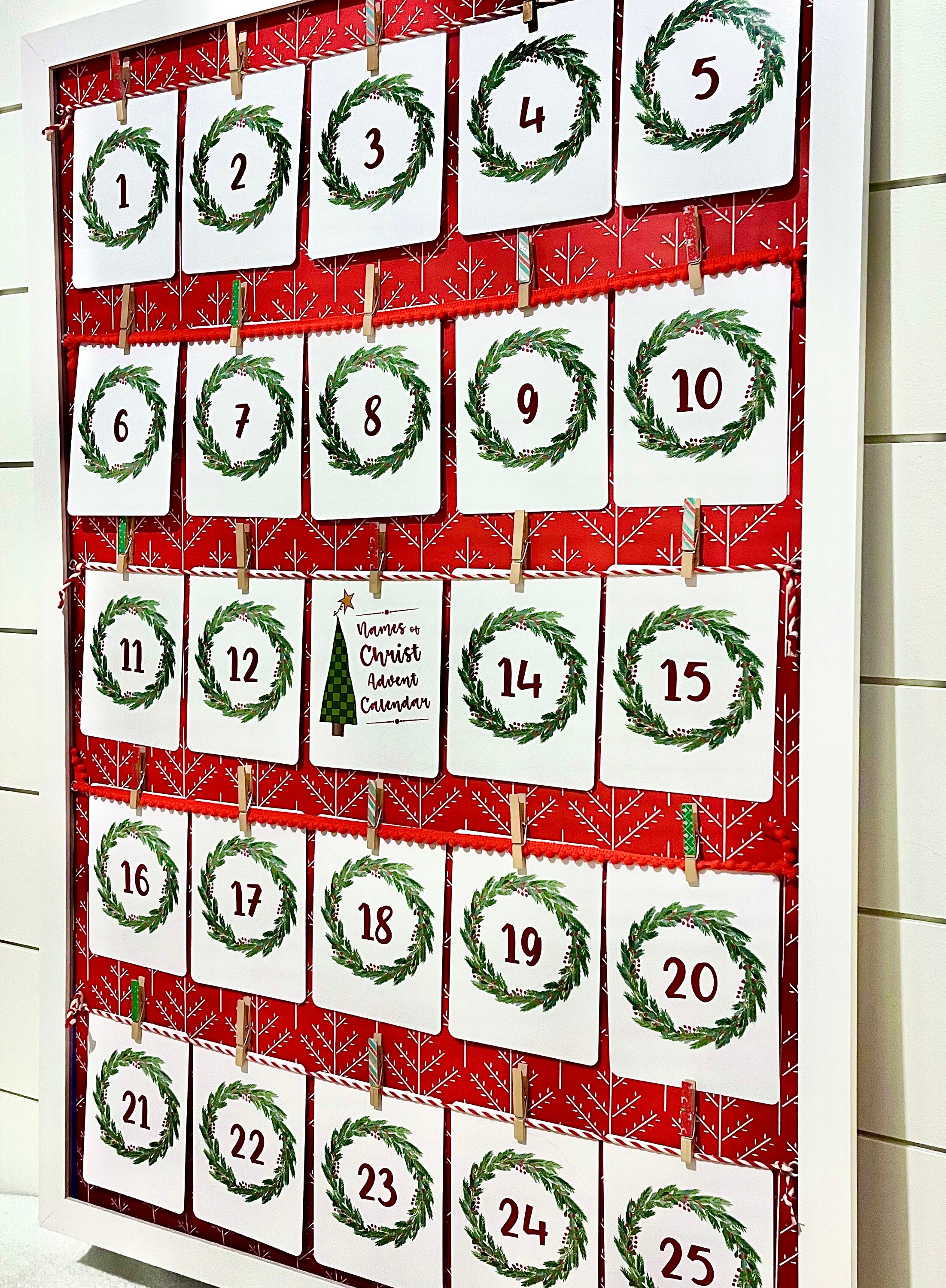 Names of Christ Advent Calendar Book of Mormon and Bible King James set