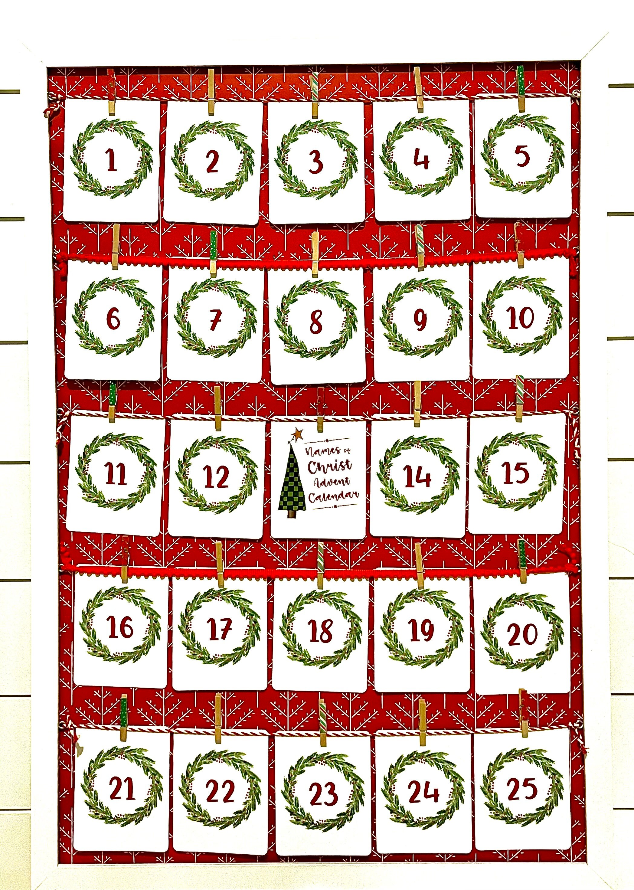 Names of Christ Advent Calendar Book of Mormon and Bible King James