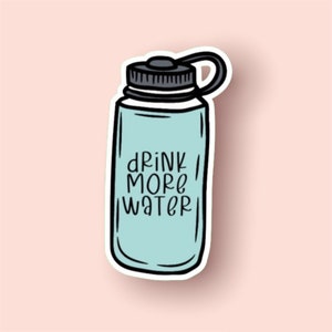 Drink More Water Breastfeeding, Pumping Mama Water Bottle, Pump Sticker - New Mom Gift