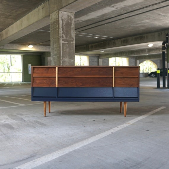 dixie mid century modern dresser Dixie Furniture Midcentury Dresser