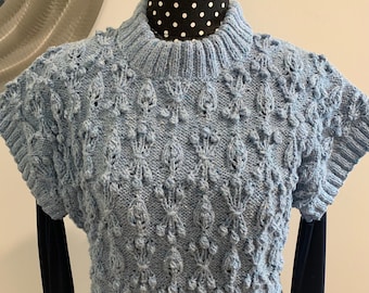 Wool/Alpaca blend lace knit jumper