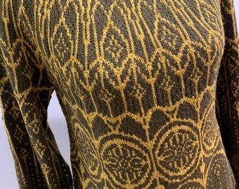 Unique Designer Merino fairisle knit jumper ON SALE