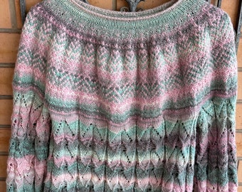 SALE Acrylic blend Steingass fairisle knit jumper