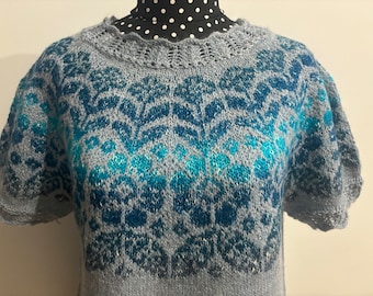 Stunning Alpaca& Merino blend fairisle knit jumper