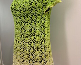 Cotton lace crochet top