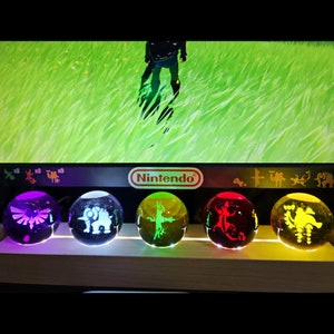 The Legend of Zelda Breath of the Wild Four Heroes Skill Ball Crystal Ball, Game peripheral products, Tabletop decoration, Anniversary gift