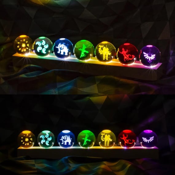 The Legend of Zelda Breath of the Wild Four Heroes Skill Ball Crystal Ball, Game peripheral products, Tabletop decoration, Anniversary gift