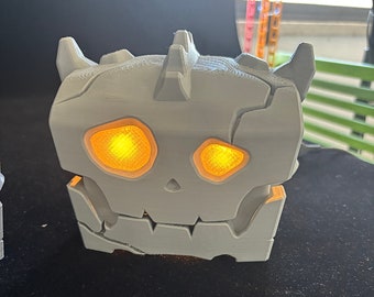 Décoration de coffre au trésor à commande vocale Zelda, Coffre Bokoblin imprimé en 3D, Boîte de rangement pour cartes de jeu Switch The Legend of Zelda Breath of the Wild