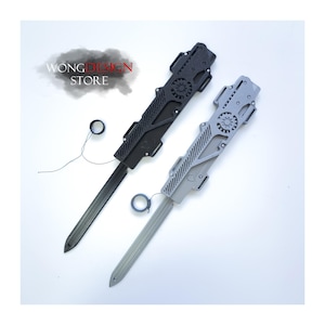 Handmade 3D print AC Hidden Blade, Assassin&#39;s Rachet Dual Structure cosplay hidden blade, pop up, Halloween Gift