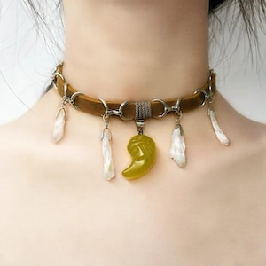 The Legend of Zelda Tears of the Kingdom TOTK Secret Time Stone Necklace,Hyrule Time Secret Stone Chain/Necklace/Choker,gifts for zelda fans
