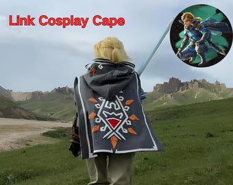 Capa de cosplay de Link de The Legend of Zelda, traje de armadura de cosplay de Link personalizado, Tears of the Kingdom, capa de Link de alta calidad, disfraz de cosplay de Link