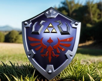 ハイリアの盾 実寸大 1/1 金属 ハイリアの盾 実寸大 1/1 金属 ゼルダの伝説「ハイリアの盾」をモチーフ