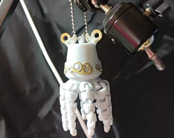 The Legend of Zelda Breath of the Wild Guardian, Ancient robot Tentacles guard, Game peripheral key pendant, Anniversary gift, Bag decor