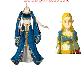 Traje de cosplay completo de la Princesa Silencio de Zelda de diseño propio, Breath of the Wild, conjunto completo de trajes de la Guardia Real de la Princesa Zelda Link