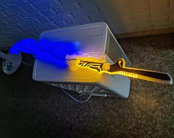 3D Printed Zelda Guardian Sword, The Legend of Zelda Guardian Sword cosplay accessory, Luminous Zelda Sword, Game peripheral decoration