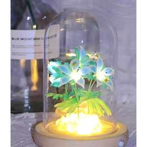 The Legent of Zelda The Silent Princess lamp with glass cover, Breath of the Wild inspired night light decor, Zelda gift