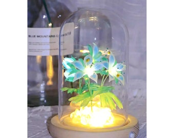 Lampe The Silent of Zelda The Silent Princess avec couvercle en verre, décoration de veilleuse inspirée de Breath of the Wild, cadeau Zelda