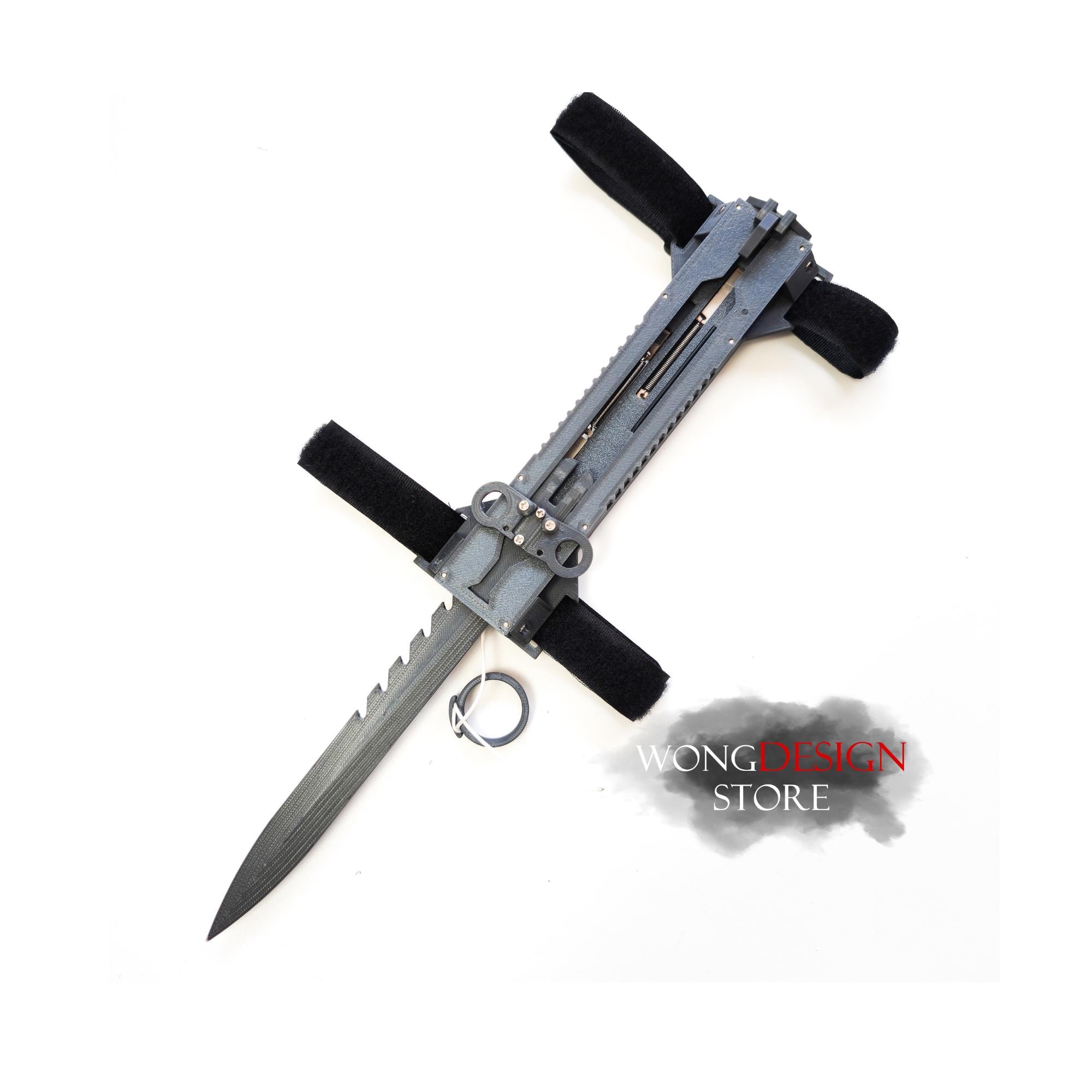 Handmade Assassin's AC Joseph Lynch Hidden Blade, 3D Print Hidden