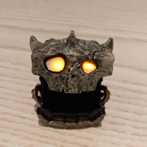 Adornos de cofre del tesoro de Zelda impresos en 3D, caja de Zelda iluminada para colgar, colgante luminoso de cofre del tesoro de The Legend of Zelda Breath of the Wild