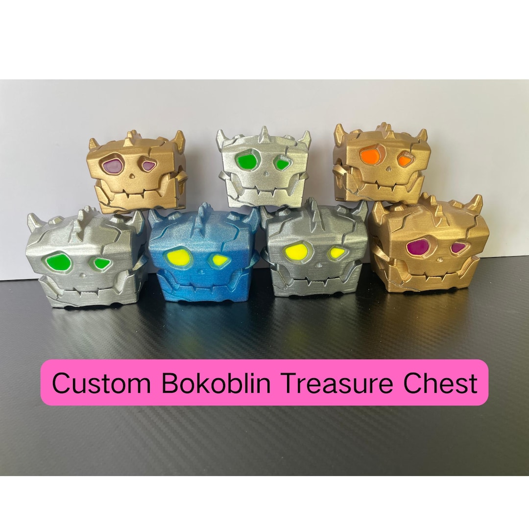 ゼルダ風ボコブリン宝箱、ライト付き、光るゼルダスイッチゲームカード