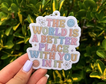 The World Needs You Ocean Air Freshener - Car accessory