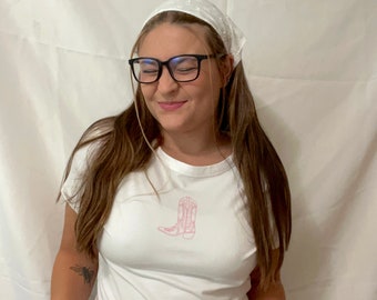 Cowgirl Crop Top - Womens tees, women stop, country shirt