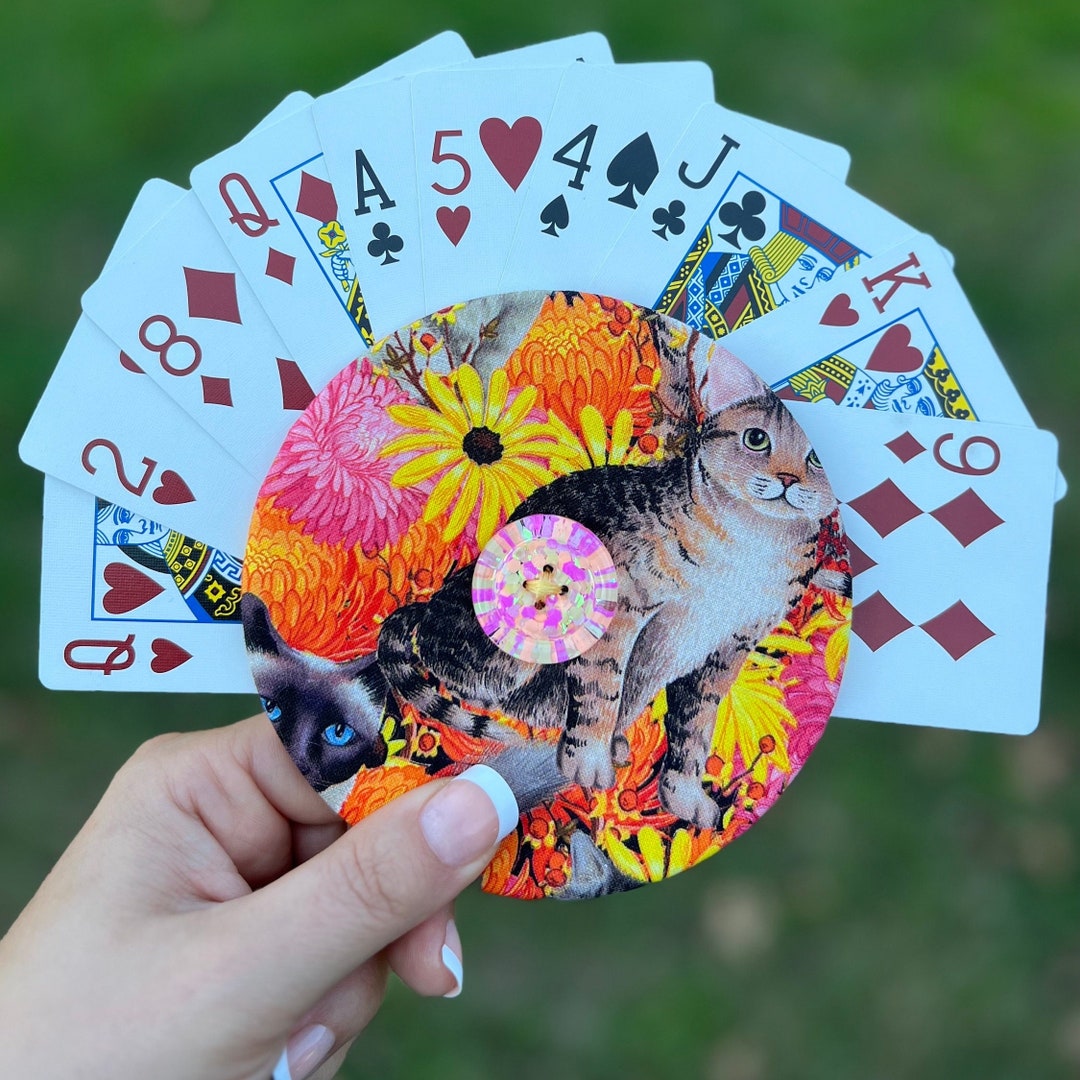 Card Holder Playing Card Holder Card Helper Family Game Etsy