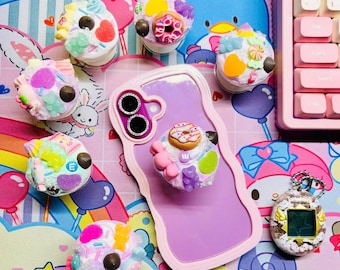 Sugary Candy Sweeties Phone Grip | Cute Aesthetic Tech Accessory | Sprinkles Candied Frosting Grip for Kindle, Cell Phone, eReader