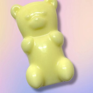 Gummy Candy Triple Butter Hand Soap Bar | Novelty Scented Bear Shaped Soap | Kawaii Gift for Her | Cute Aesthetic Hand Soap