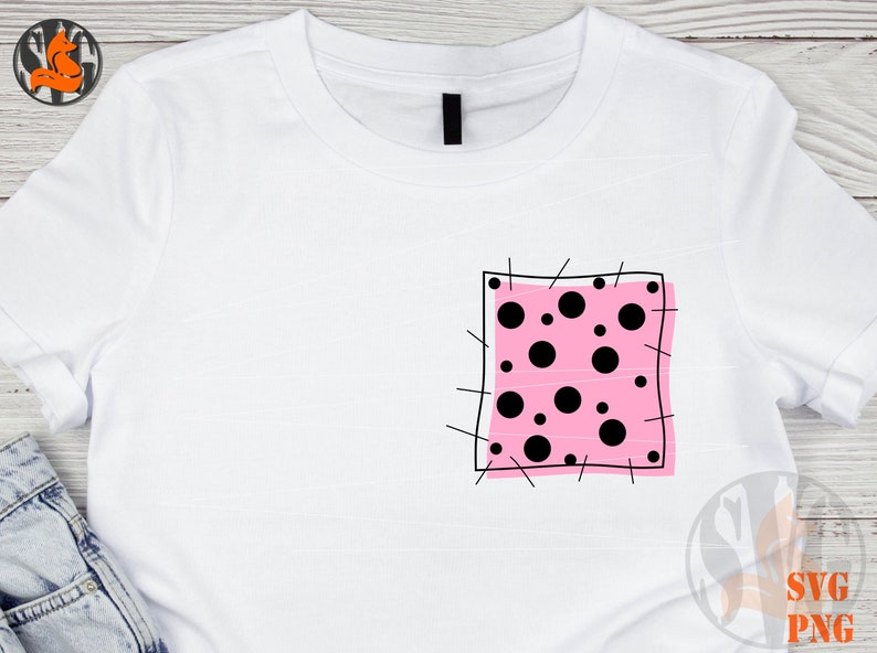 Fabric Patches SVG PNG Hand Drawn Clothing Patches Svg Etsy