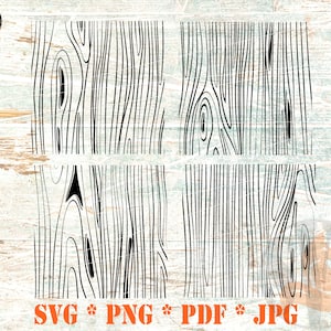 Houtnerf SVG, dunne houtstructuur SVG, houtnerf sjabloon SVG, boom textuur SVG