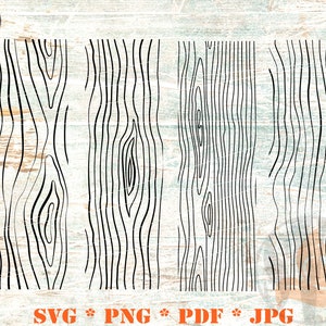 Planche de grain de bois SVG, svg de texture de bois, svg de modèle de grain de bois, svg de texture d'arbre