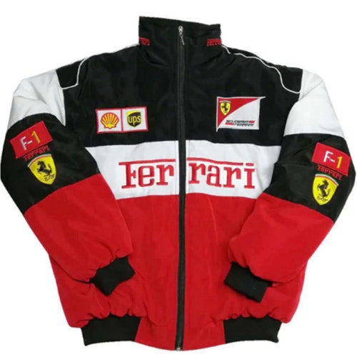 F1 Vintage Racing Jacket Embroidered Nascar Jacket Ferrari - Etsy