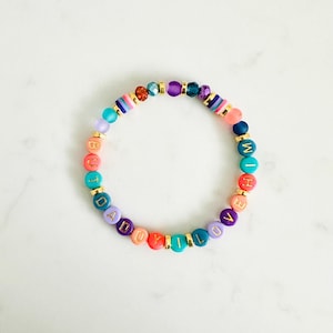 Pulsera de la amistad Pero papá lo amo / Merchandising de la gira de Taylor Eras / Canción con letra de Tortured Poets Department / Regalo personalizado con cuentas elegantes / SOLO UNO