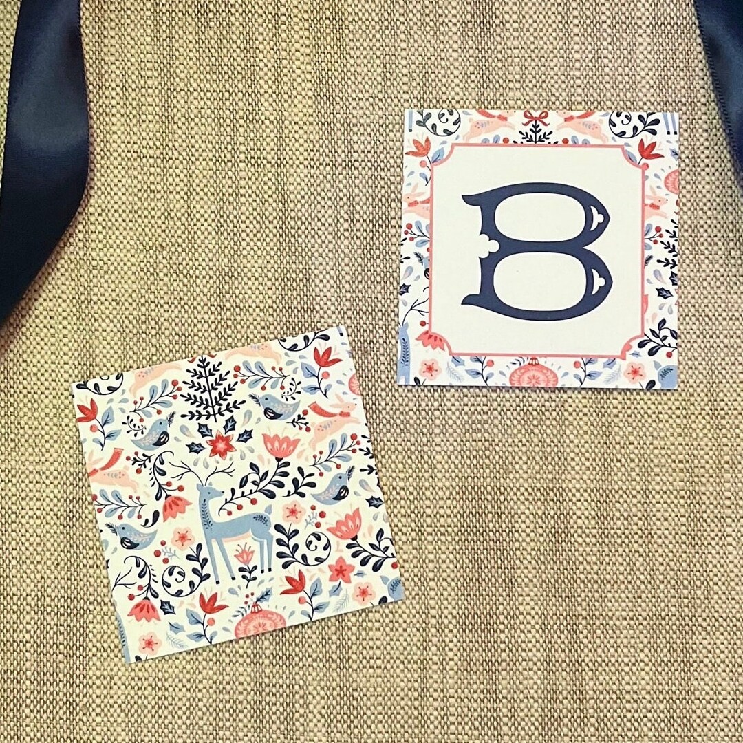 Winter Wonderland Enclosure Cards, Personalized Enclosure Cards, Monogrammed Enclosure Cards Etsy