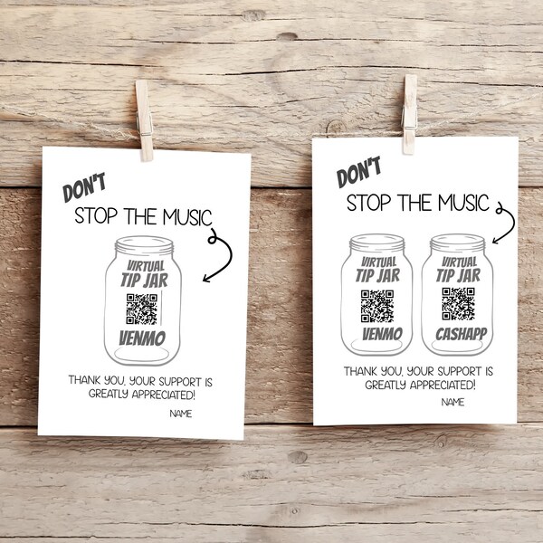 Musicians Tip Jar Etsy