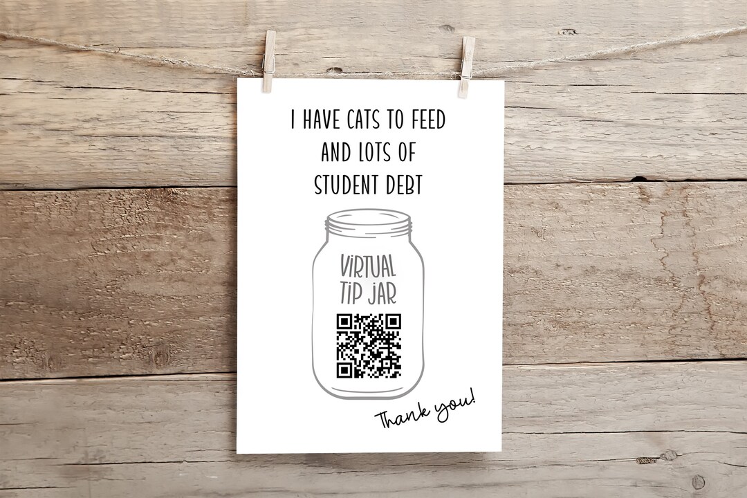 Virtual Tip Jar, Musician's Tip Jar, QR Code Tipping, Barista Virtual