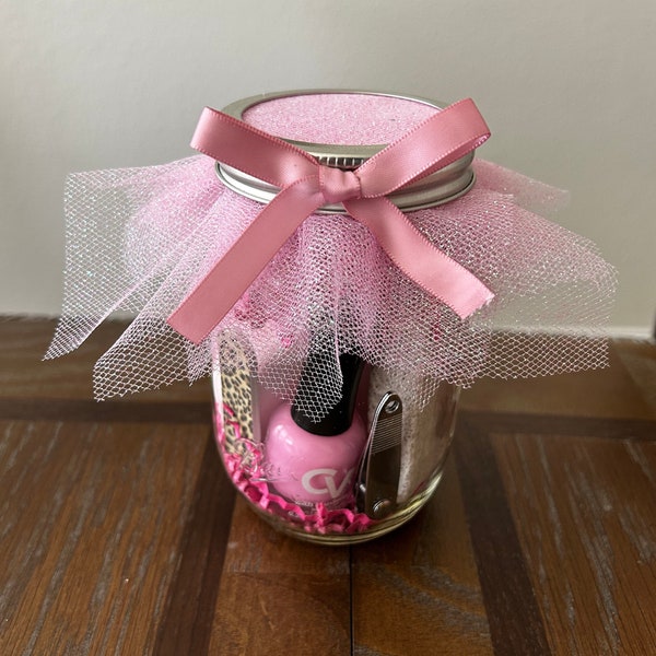 Pedicure in a Jar!  Bridal Shower/Baby Shower Prizes/Favors/Mother’s Day/Gift for Her