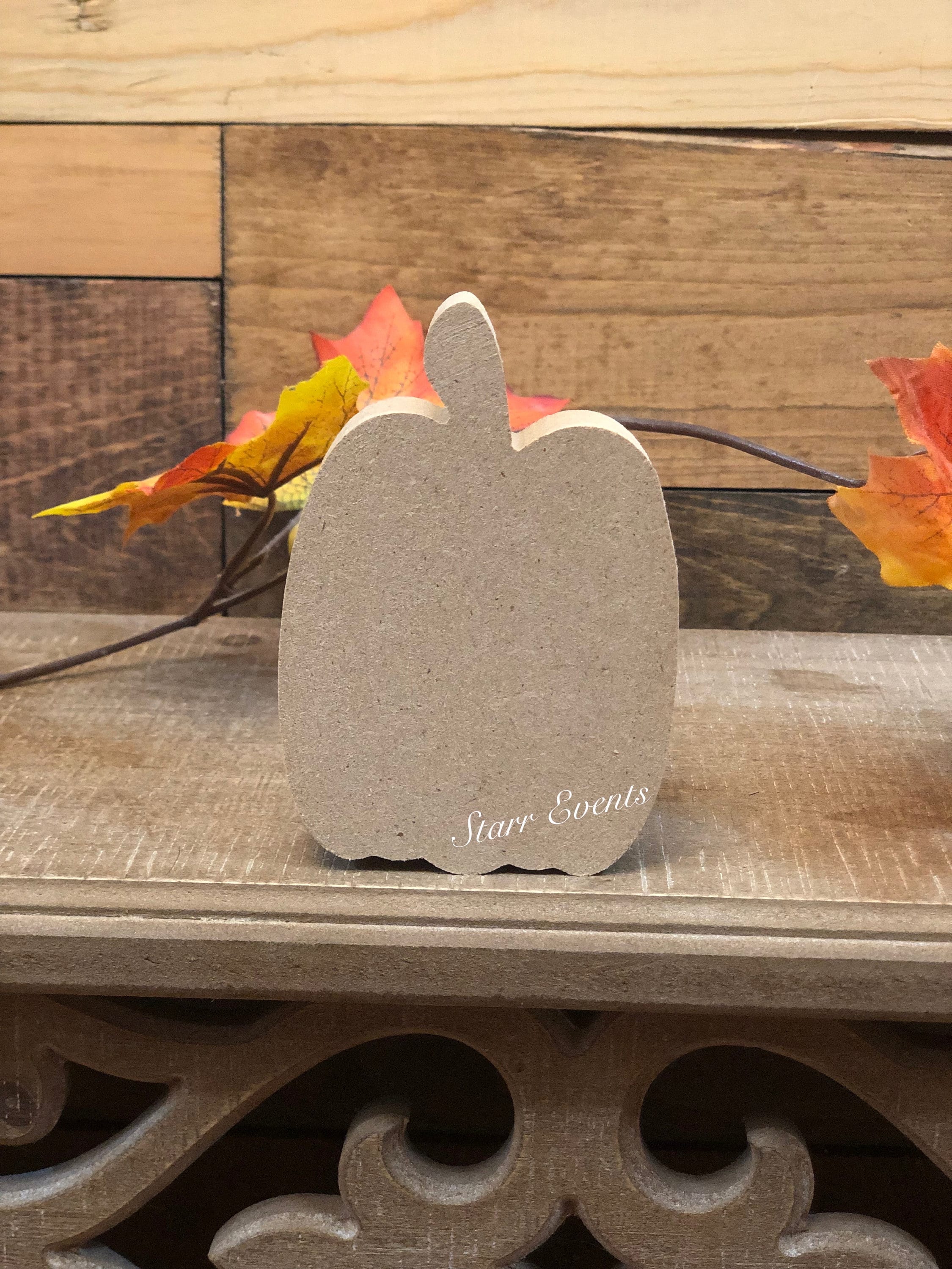 Fall pumpkin cut outs. Fall decor.  DIY Unfinished  pumpkins. Unfinished pumpkin cutouts Tier tray pumpkins Do it yourself fall crafts.