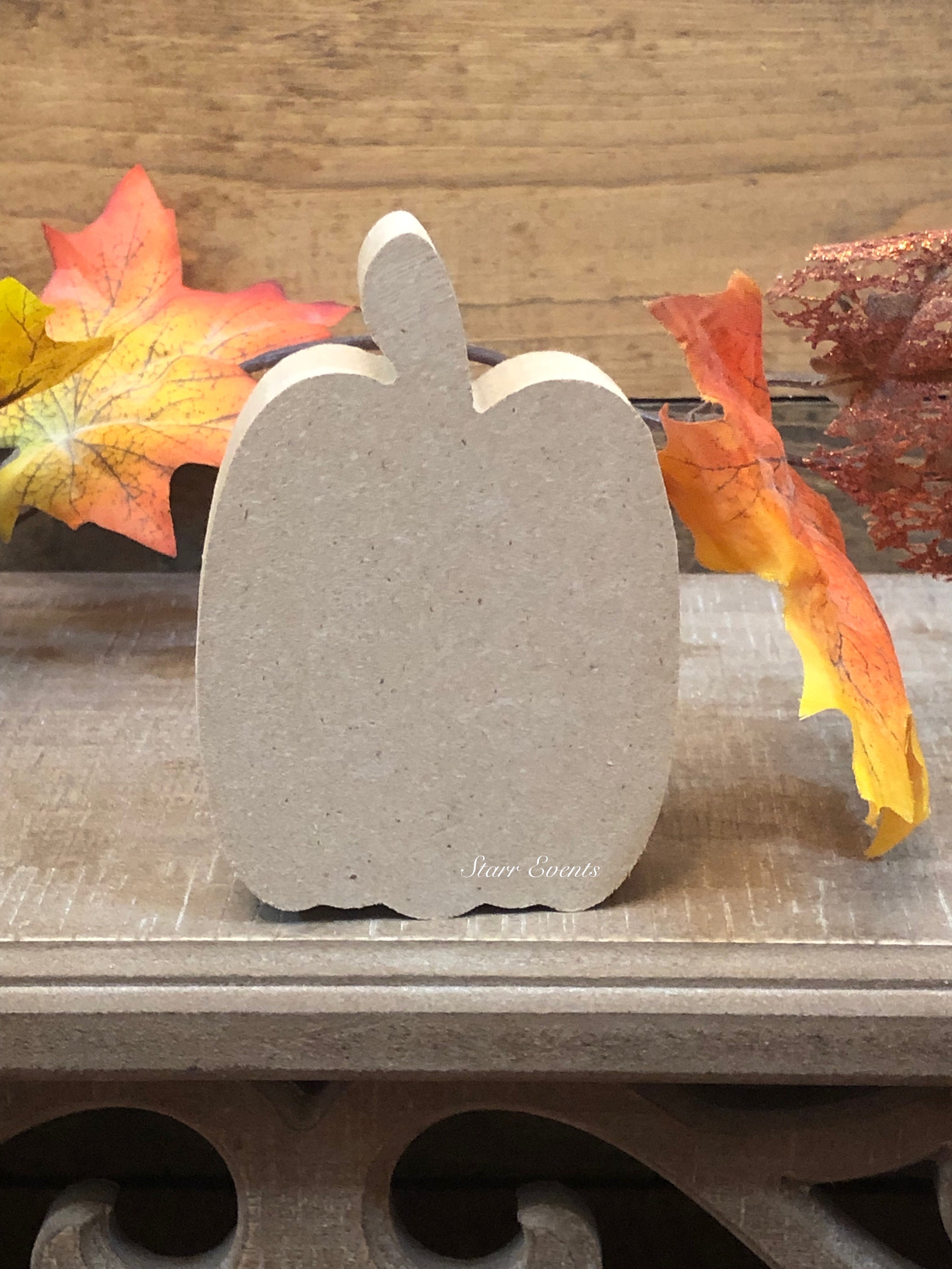 Fall Pumpkin Cut Outs. Fall Decor. DIY Unfinished Pumpkins. Unfinished ...