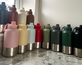 Peggy's Insulated 3in1 Dog Water Bottle with Detachable Bowls