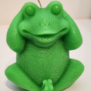 Large Frog Candle