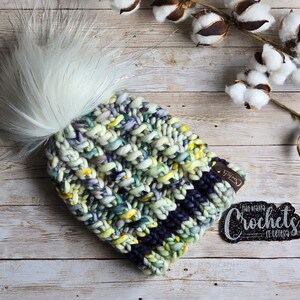 Luxury Hand Knit Beanie - Hand Made - Child - Toddler - Winter Hat - Winter Accessories - This Mama Crochets, Etc - Beanie