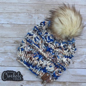 Luxury Hand Knit Beanie - Hand Made - Adult - Winter Hat - Winter Accessories - This Mama Crochets, Etc - Beanie