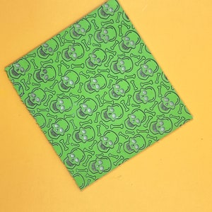 Texture mat, polymer clay mat, skull and bones