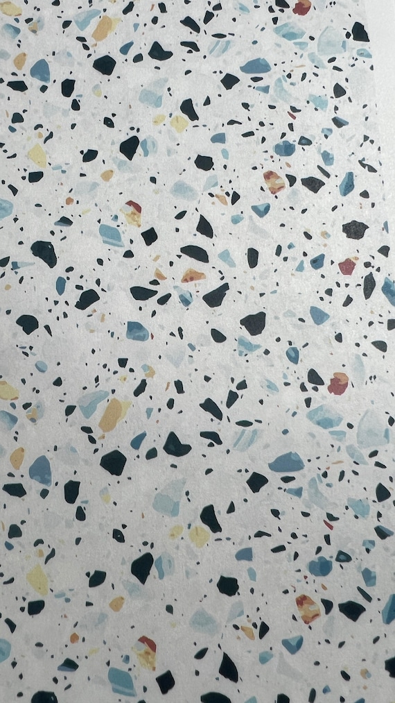 Terrazzo Polymer Clay Water Transfer Sheet 155