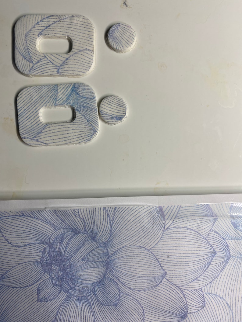 Water Transfer Images for Polymer Clay Water Soluble Polymer Etsy